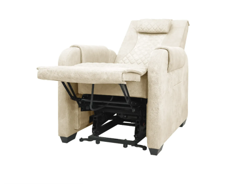 Массажное кресло реклайнер с подъемом FUJIMO LOUNGE UP F7003 ULFL Айвори (Orlando 1) Массажное кресло реклайнер с подъемом FUJIMO LOUNGE UP F7003 ULFL Айвори (Orlando 1)